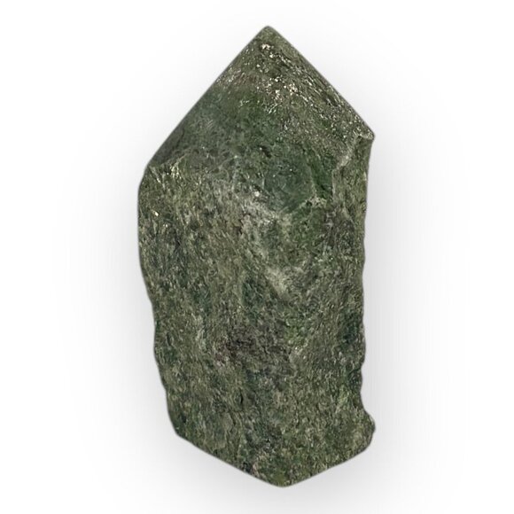 Jade Gemstone Rough Base Polished Generator Point Green Crystal Home Decor (Z) - Picture 10 of 16